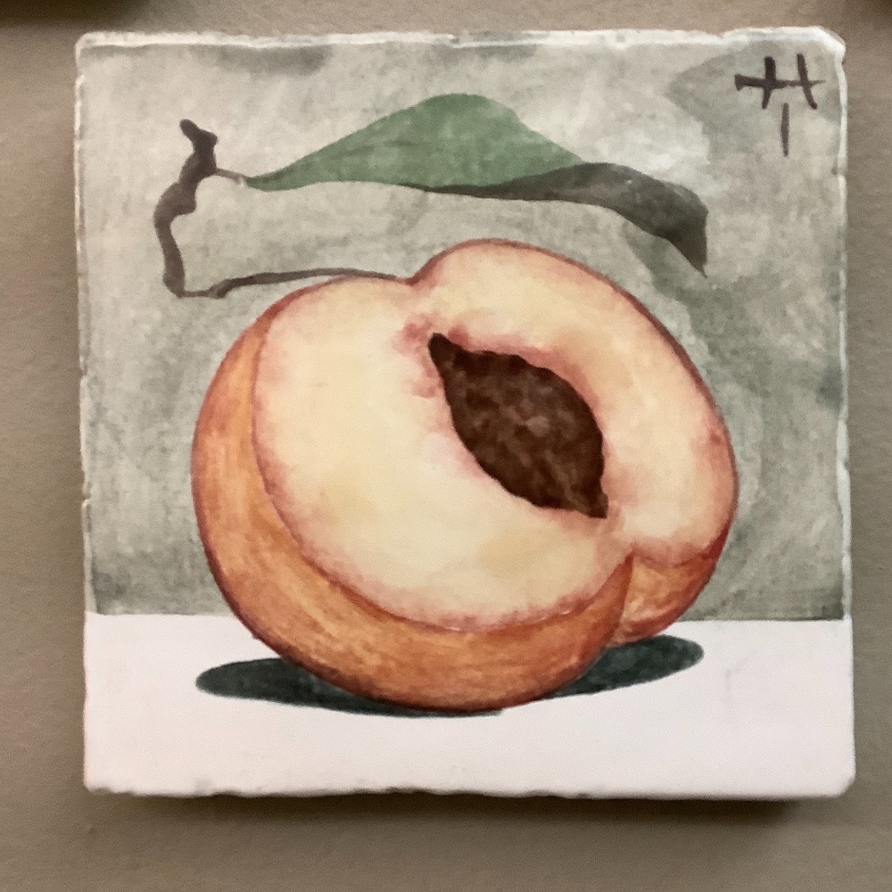 Xenia Taler Design Hand Painted Ceramic Tile